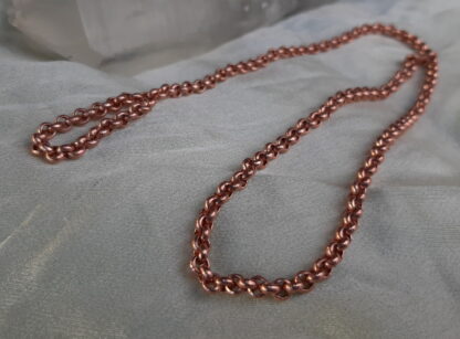 bracelet de cheville pour les orteils en cuivre fine chaîne ronde – Image 4