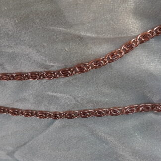 solid copper Greek chain