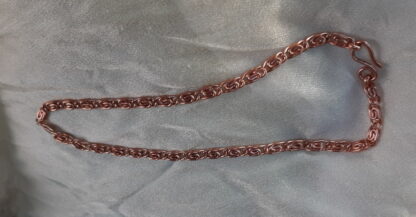 solid copper Greek chain