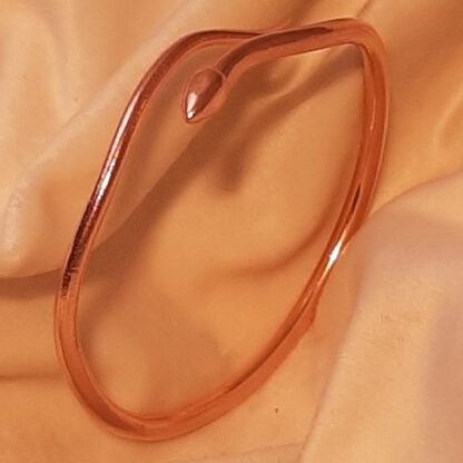 copper snake bracelet "Hermes" - Image 2