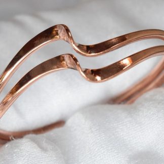 sea wave copper bracelet