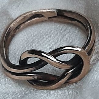 anello nodo in bronzo