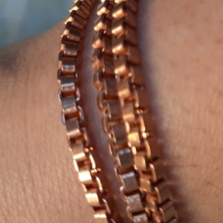 copper chain bracelets