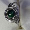 YinYang Bague en argent avec Malachite – Image 2