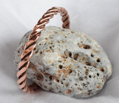 braided copper bracelet