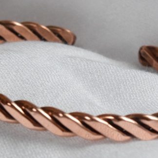 braided copper bracelet