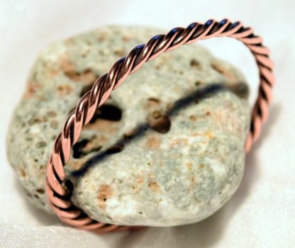 twisted copper bracelet