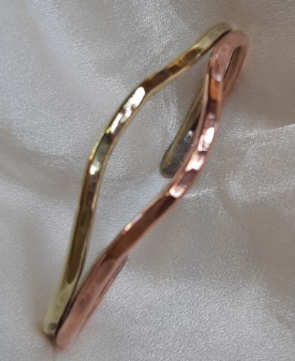 "Lydia" bracelet in copper and brass - Image 3