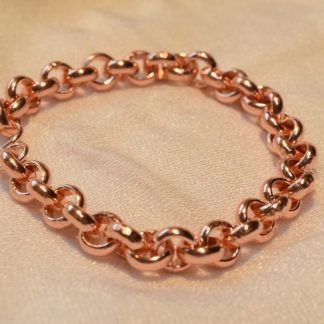 large chain copper bracelet
