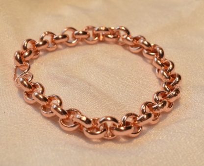 large chain copper bracelet