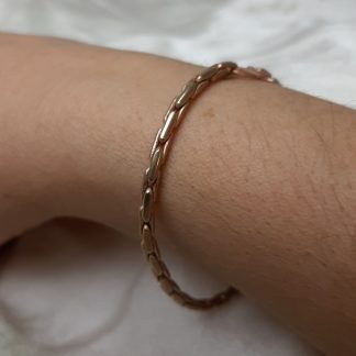 pulsera de cobre minimalista extra ligera