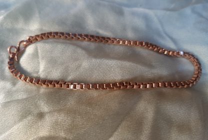 Venetian copper chain bracelet