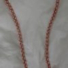 copper chain necklace - large rings