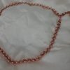 collier chaine cuivre - gros anneaux