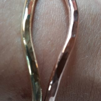 copper and brass bracelet