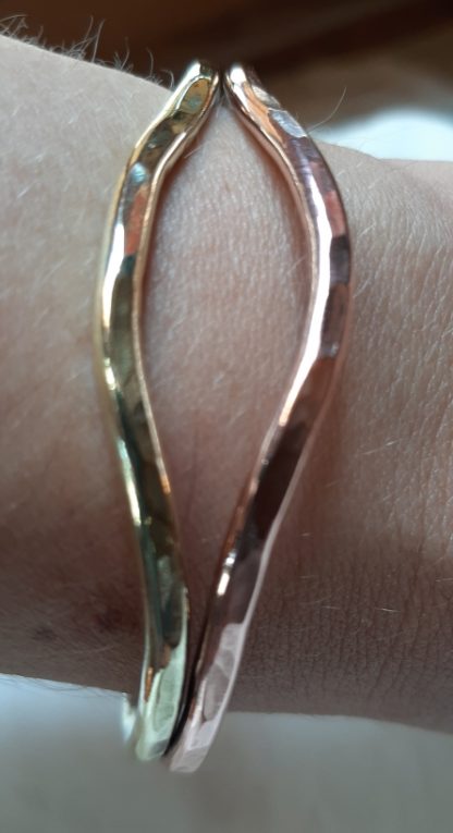 copper and brass bracelet