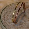 "Lydia" bracelet in copper and brass - Image 4