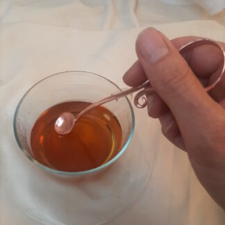 Kupferlöffel und Zungenreiniger