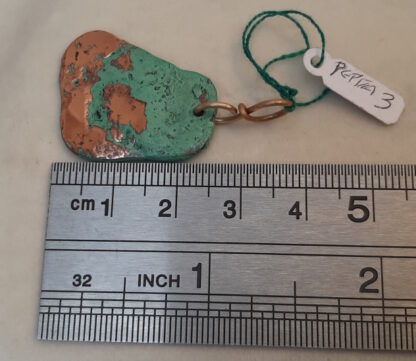 copper nugget pendant - Image 14