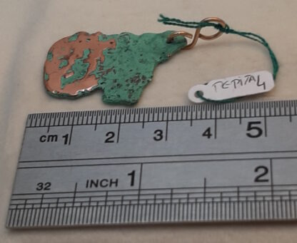 copper nugget pendant - Image 11