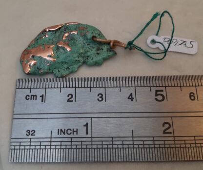 copper nugget pendant - Image 8