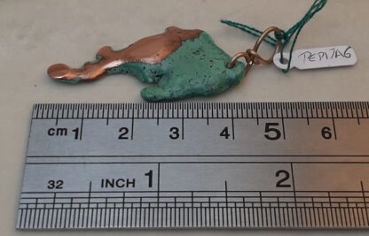 copper nugget pendant - Image 6