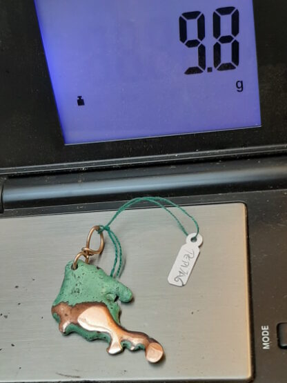 copper nugget pendant - Image 7