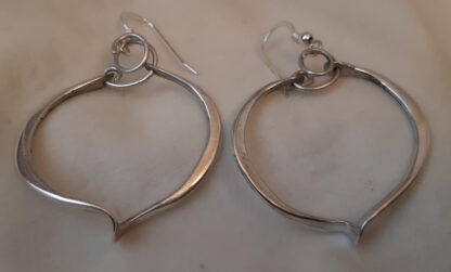 coppia di orecchini in argento