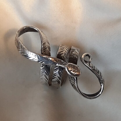 silver snake ring "Serpens Cauda" - Image 2