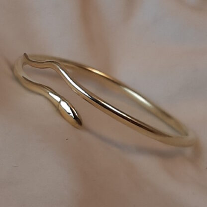 brass snake bracelet