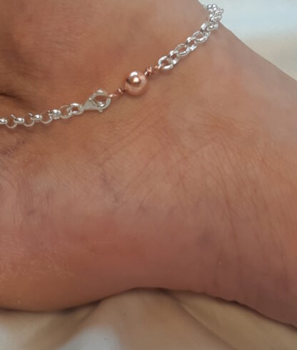 silver anklet